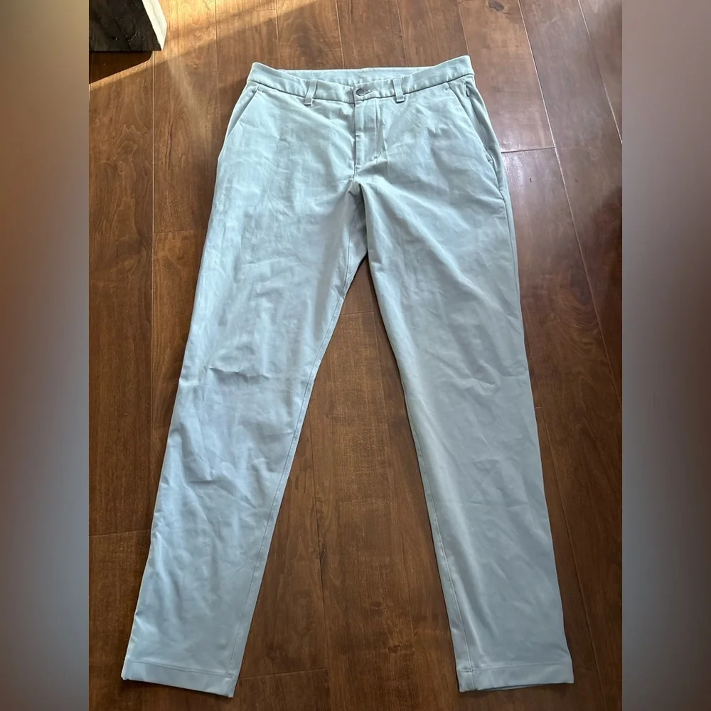 Lululemon ABC classic fit 5 pocket pant silver drop 33x31